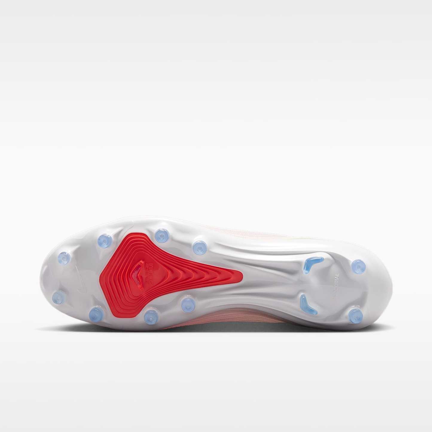 Nike Mercurial Superfly 11 Pro Low-Top-Fußballschuh für Kunstrasen – Weiß/Bright Crimson/Blur