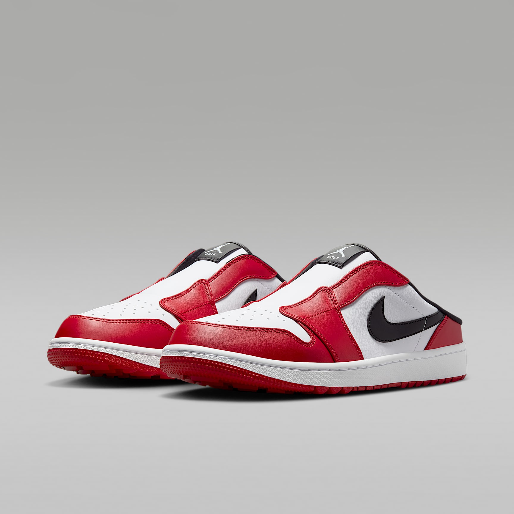 Air Jordan Mule Golfschuh – Weiß/Varsity Red/Schwarz