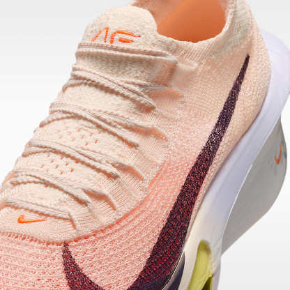 Nike Alphafly 3 Damen-Straßenlaufschuh für Wettkämpfe – Chalk/Hyper Crimson/Fennel/Purple Dynasty