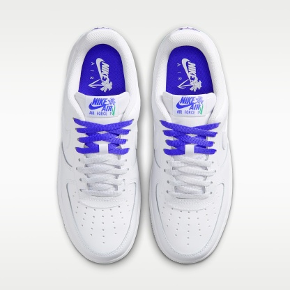 Nike Air Force 1 '07 SE Damenschuh – Weiß/Persian Violet/Stadium Green/Weiß