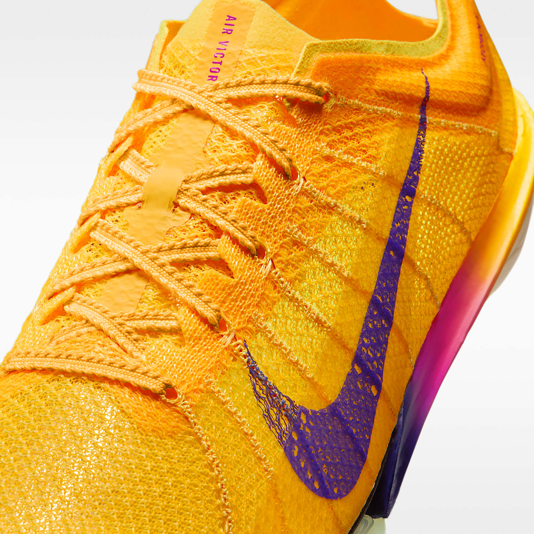 Nike Victory 2 Track & Field Langstrecken-Spikes – Citron Pulse/Volt Ice/Laser Orange/Indigo Burst