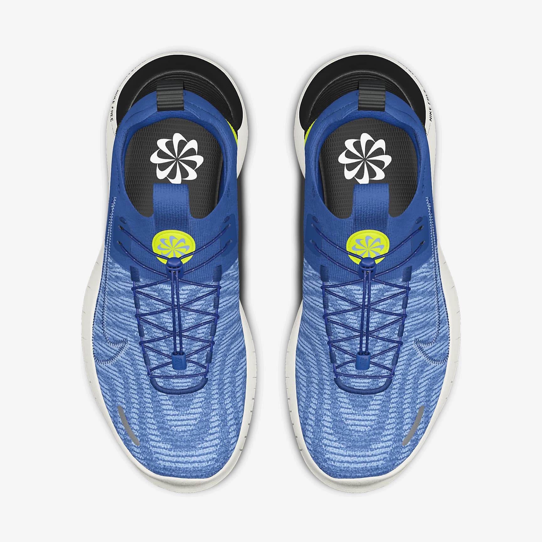 Nike Free RN By You personalisierbarer Straßenlaufschuh für Herren – Weiß/Platinum Tint/Weiß [4072862857]