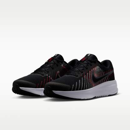 Nike Run Defy Straßenlaufschuh (Herren) – Schwarz/University Red/Weiß/Cool Grey