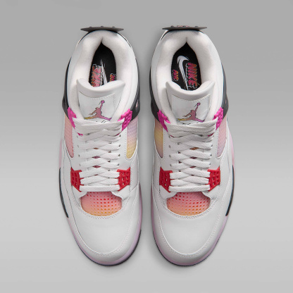 Air Jordan 4 Retro "Comic" Schuh (Herren) – Off White/Anthracite/Fire Pink