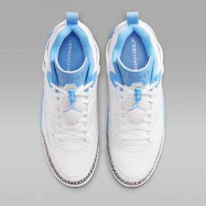 Jordan Spizike G Golfschuh – Weiß/Wolf Grey/University Blue