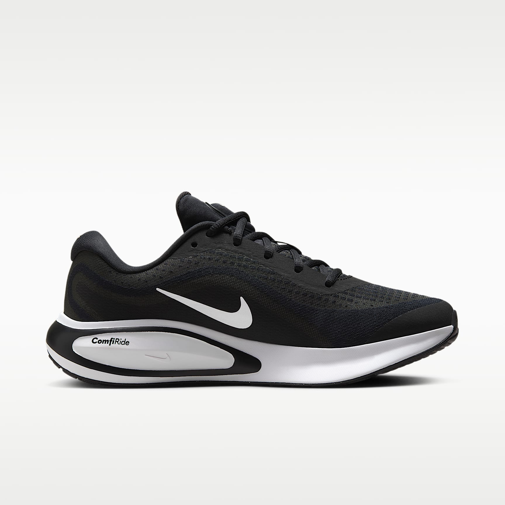 Nike Journey Run Straßenlaufschuh für Damen – Schwarz/Weiß