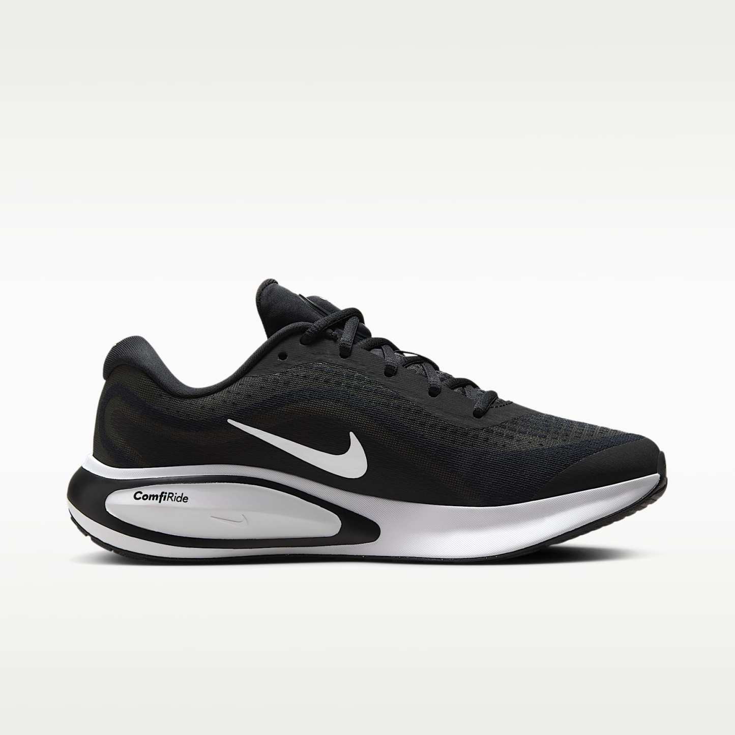 Nike Journey Run Straßenlaufschuh für Damen – Schwarz/Weiß