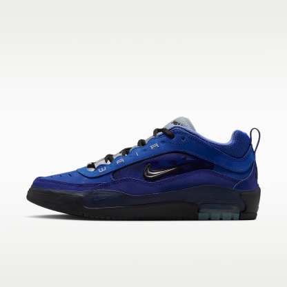 Nike Air Max Ishod Skateboardschuh – Blue Void/Radiant Blue/Bright Blue/Metallic Silver