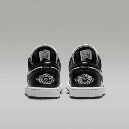 Air Jordan 1 Low Damenschuh – Weiß/Weiß/Schwarz
