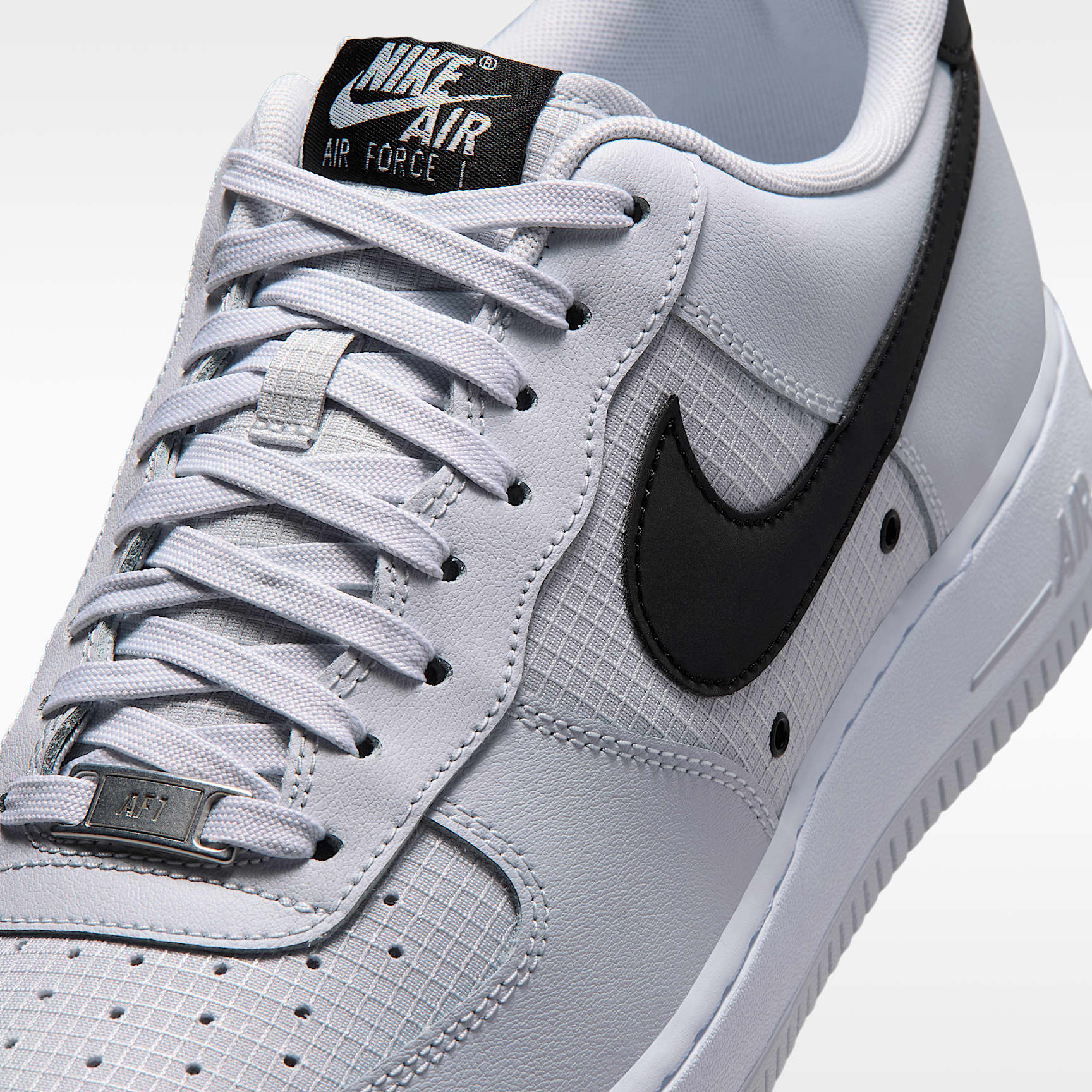 Nike Air Force 1 '07 LV8 Schuh (Herren) – Geyser Grey/Weiß/Schwarz