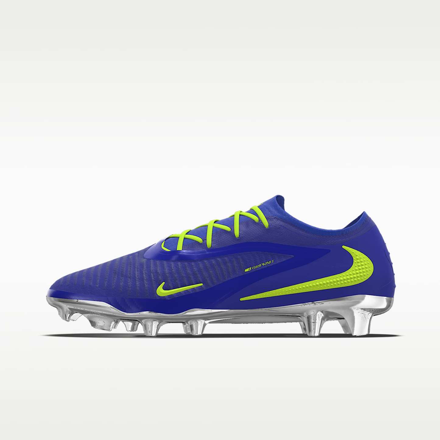 Nike Phantom 6 Low Elite By You personalisierbarer Fußballschuh für normalen Rasen – Racer Blue/Racer Blue/Multi-Color [7102227565]