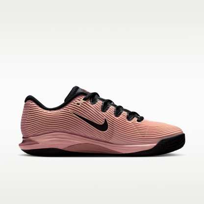 Nike Vapor 12 PRM Tennisschuhe für den Clay Court (Damen) – Metallic Red Bronze/Pure Platinum/Schwarz