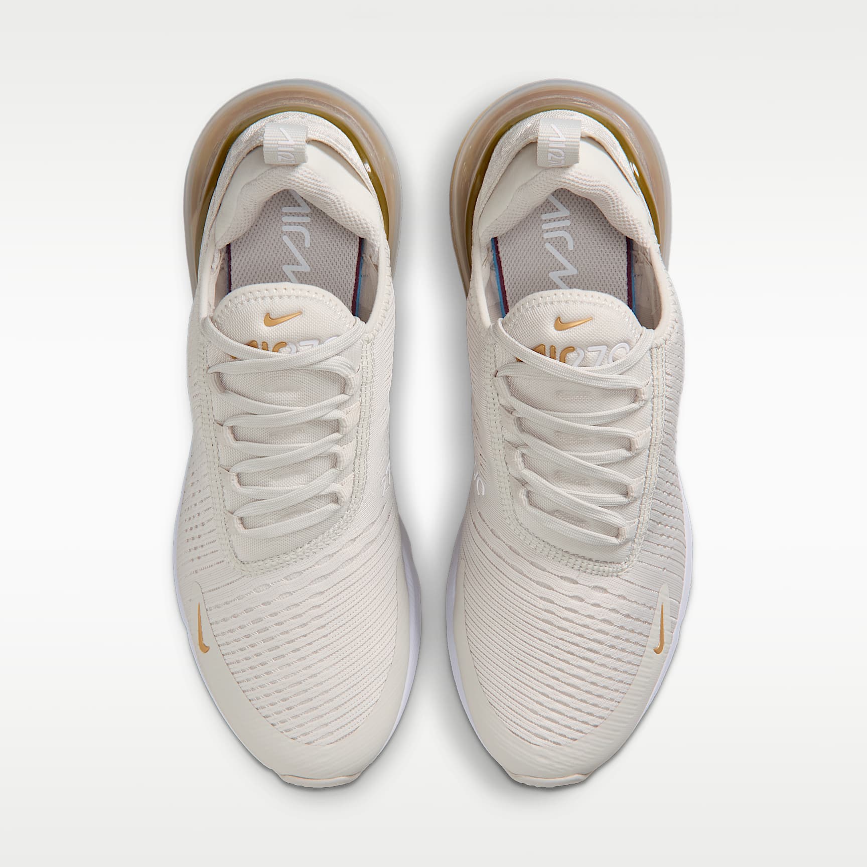 Nike Air Max 270 Damenschuh – Light Bone/Weiß/Metallic Gold
