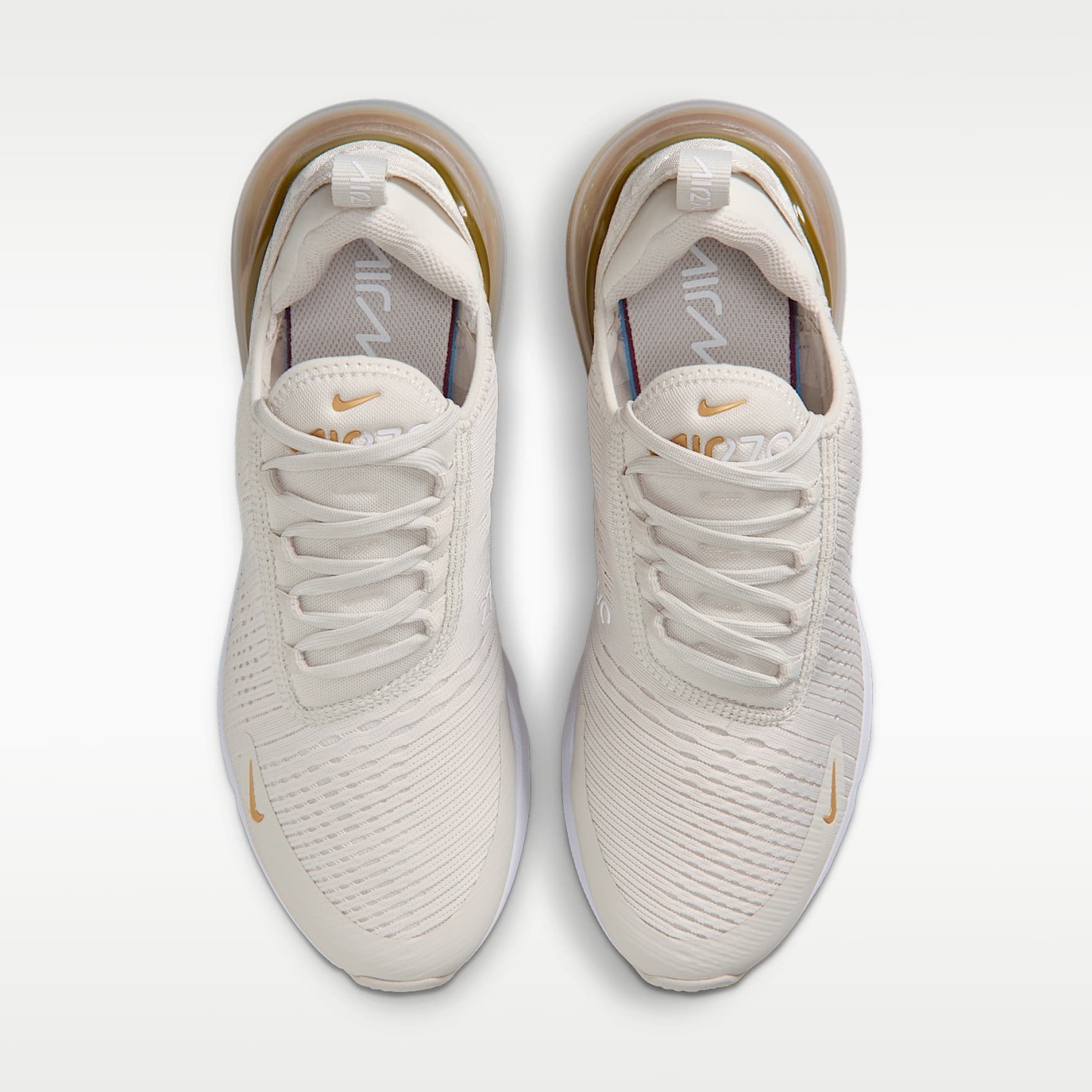 Nike Air Max 270 Damenschuh – Light Bone/Weiß/Metallic Gold