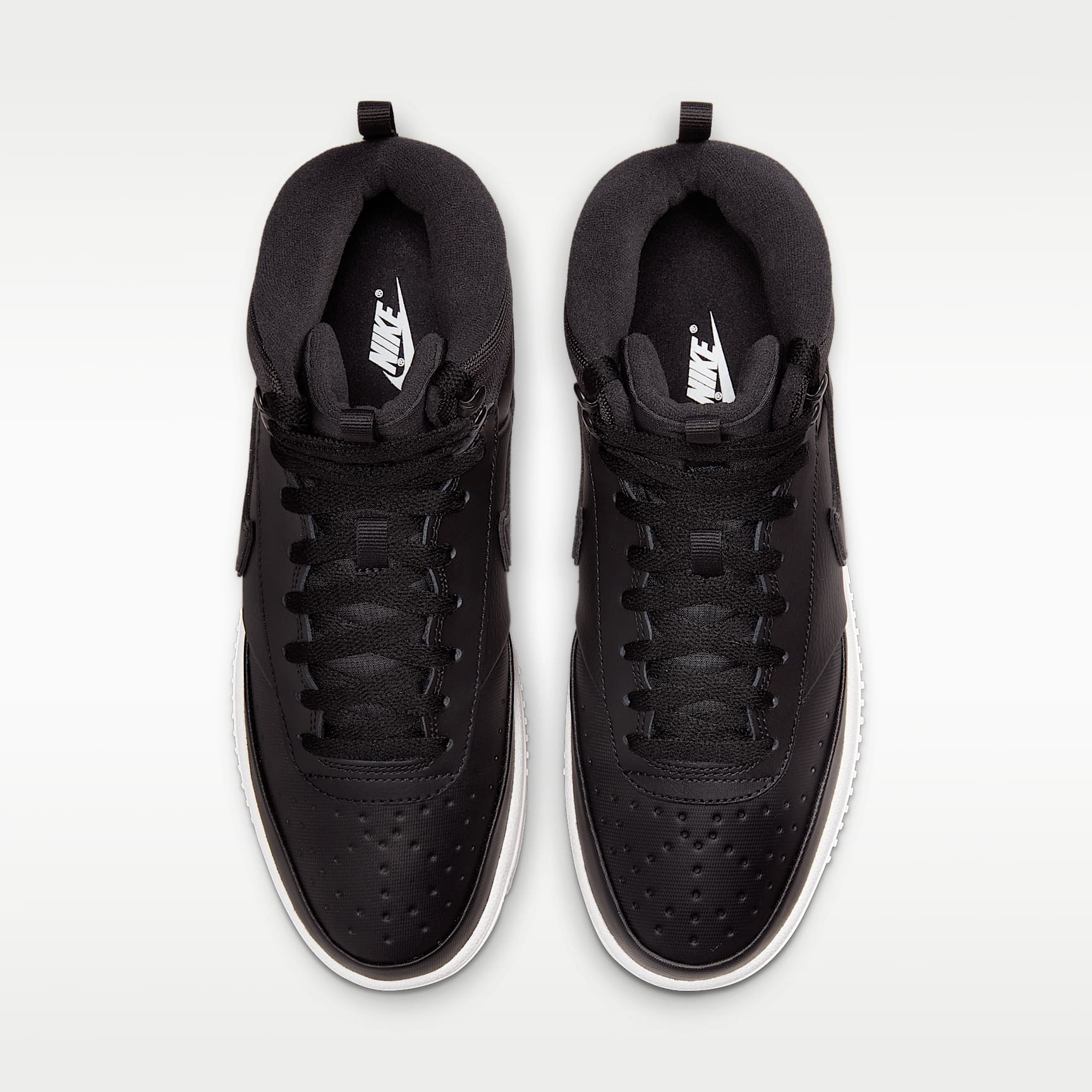 Nike Court Vision Mid winterfester Schuh (Herren) – Schwarz/Phantom/Schwarz