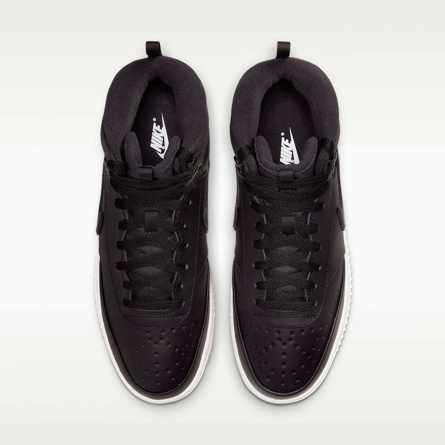 Nike Court Vision Mid winterfester Schuh (Herren) – Schwarz/Phantom/Schwarz