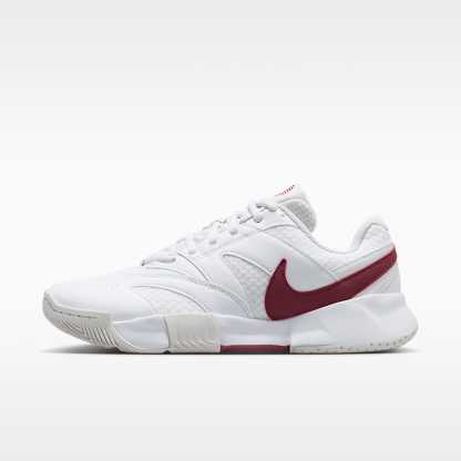 NikeCourt Lite 4 Tennisschuh für Hartplätze (Damen) – Weiß/Vast Grey/Pink Smoke