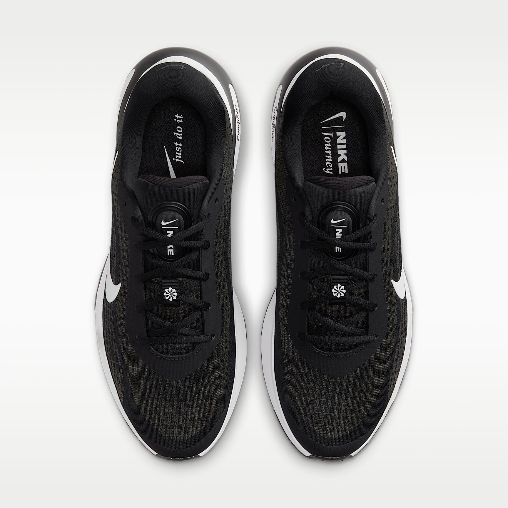 Nike Journey Run Straßenlaufschuh (Herren) – Schwarz/Anthracite/Weiß