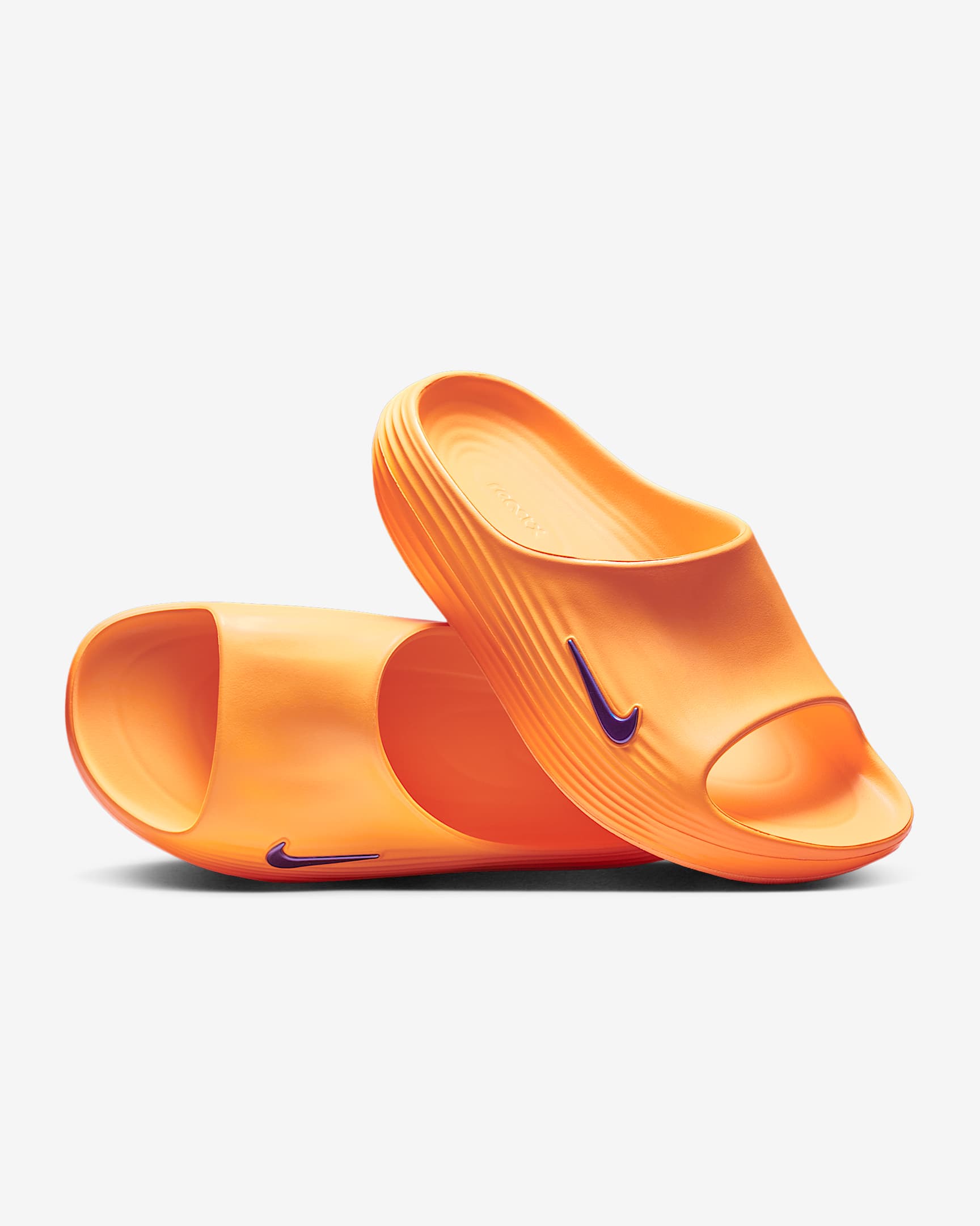 Nike ReactX Rejuven8 Slides (Herren) – Citron Pulse/Laser Orange/Volt Ice