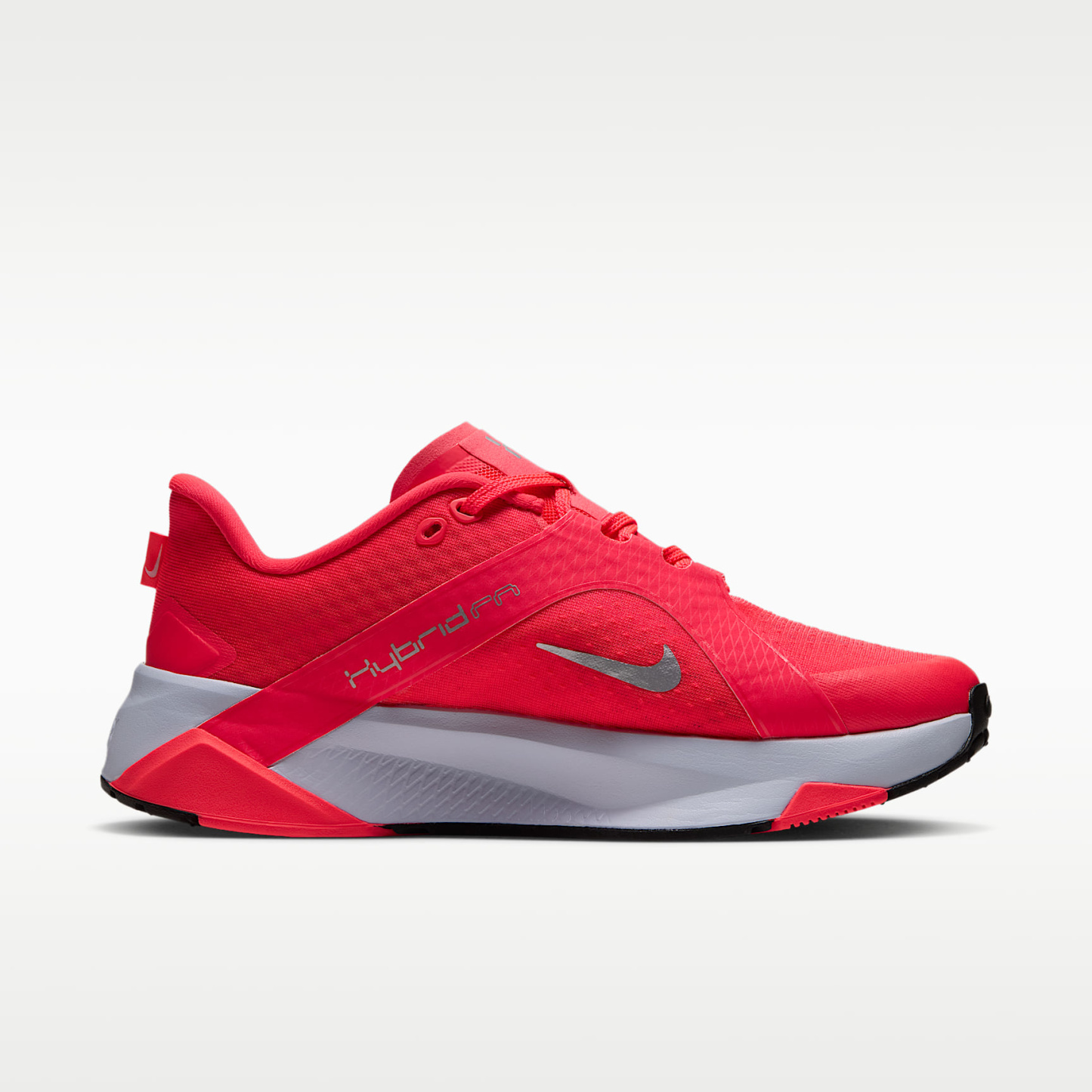 Nike Hybrid RN Trainingsschuh (Damen) – Laser Crimson/Football Grey/Football Grey/Metallic Silver