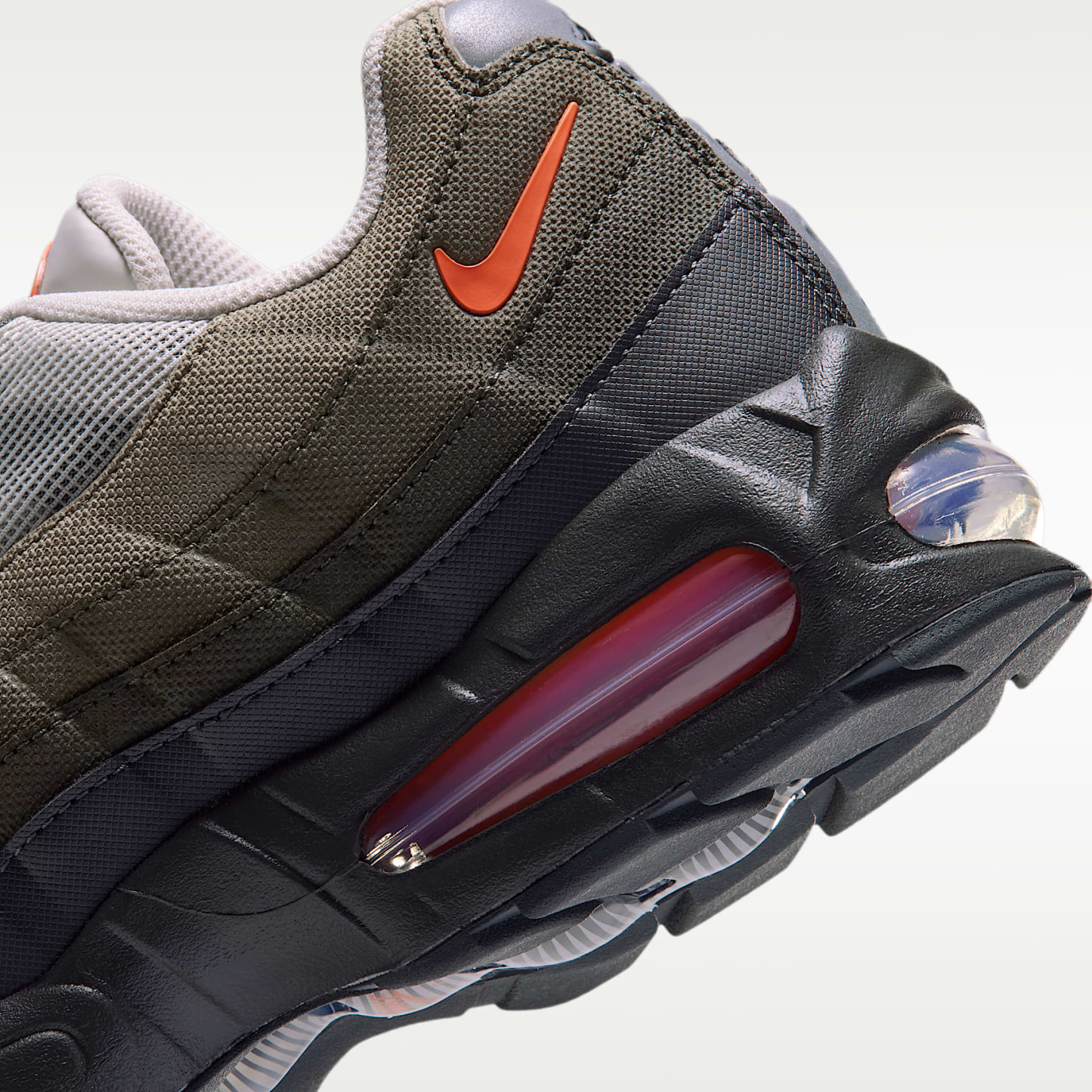 Nike Air Max 95 Big Bubble Schuh (Herren) – Light Bone/Anthracite/Dark Loden/Safety Orange