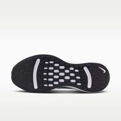 Nike Journey Run Straßenlaufschuh (Herren) – Summit White/Schwarz/Metallic Silver/Bright Spruce