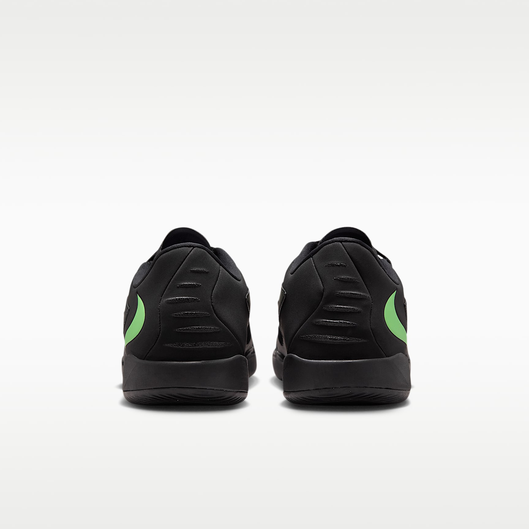 Nike Phantom 6 Low Academy Fußballschuh für Hallen- und Hartplätze – Schwarz/Schwarz/Illusion Green