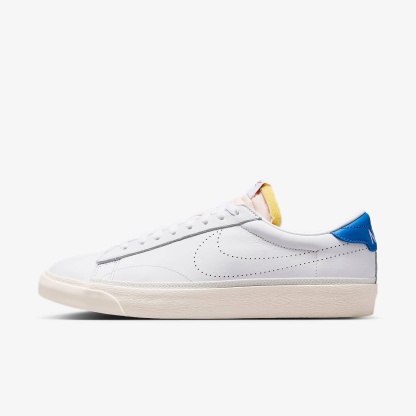 Nike Tennis Classic Schuh (Herren) – Weiß/Light Photo Blue/Team Orange/Weiß