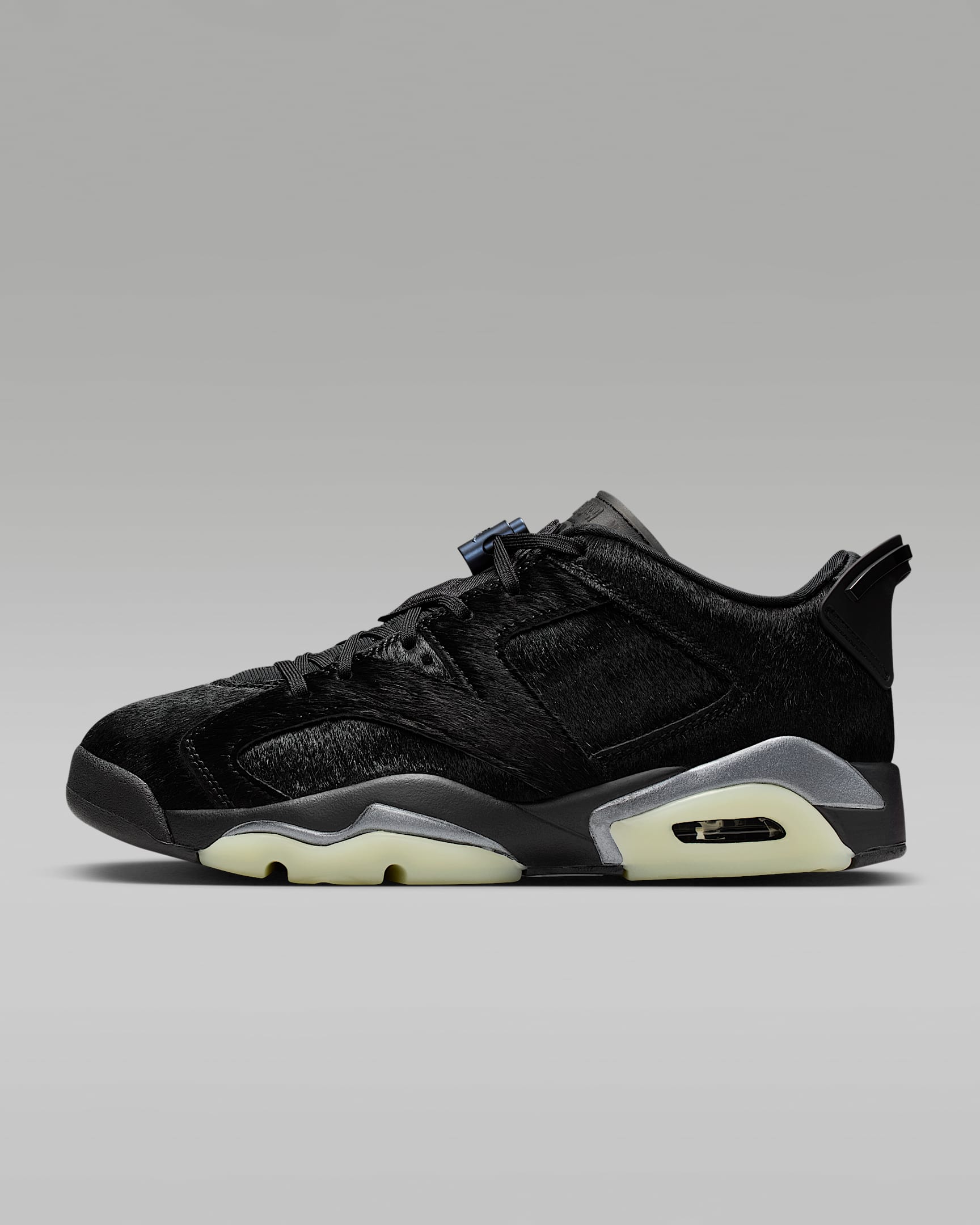 Air Jordan 6 Retro Low Schuh (Damen) – Schwarz/Schwarz/Schwarz