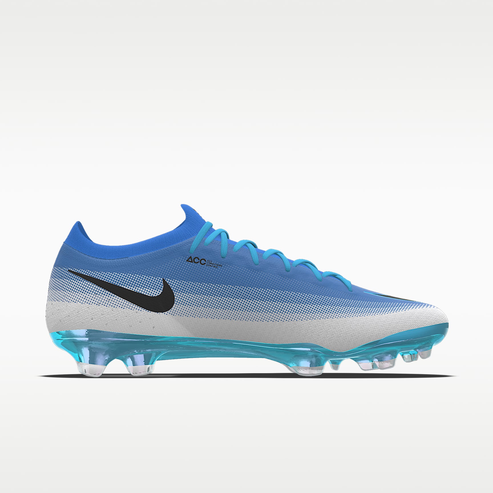 Nike Mercurial Vapor 17 Elite By You personalisierbarer Low-Top-Fußballschuh für normalen Rasen – Bright Crimson/Weiß [3653204120]