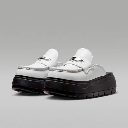 Air Jordan Mule Golfschuh (Damen) – Summit White/Schwarz/Metallic Silver