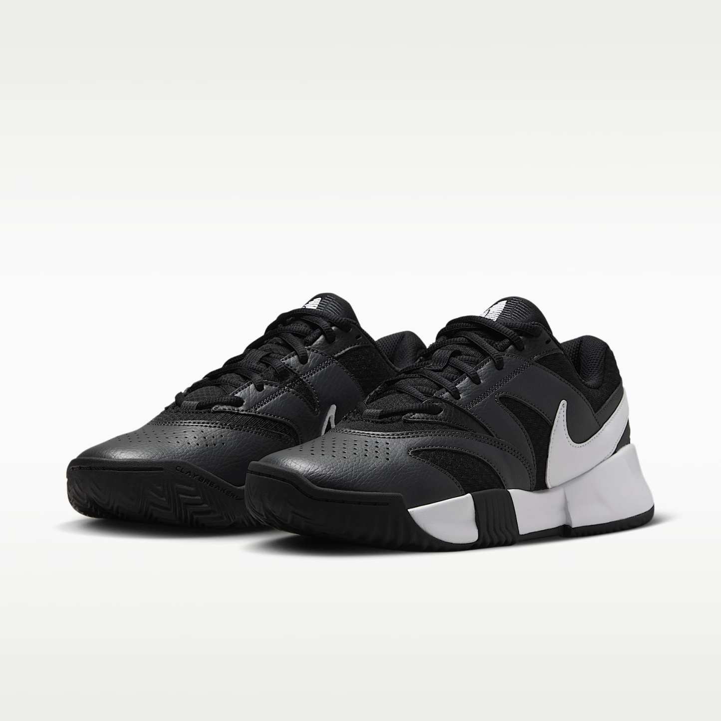 NikeCourt Lite 4 Tennisschuh für Sandplätze für Damen – Schwarz/Anthracite/Weiß