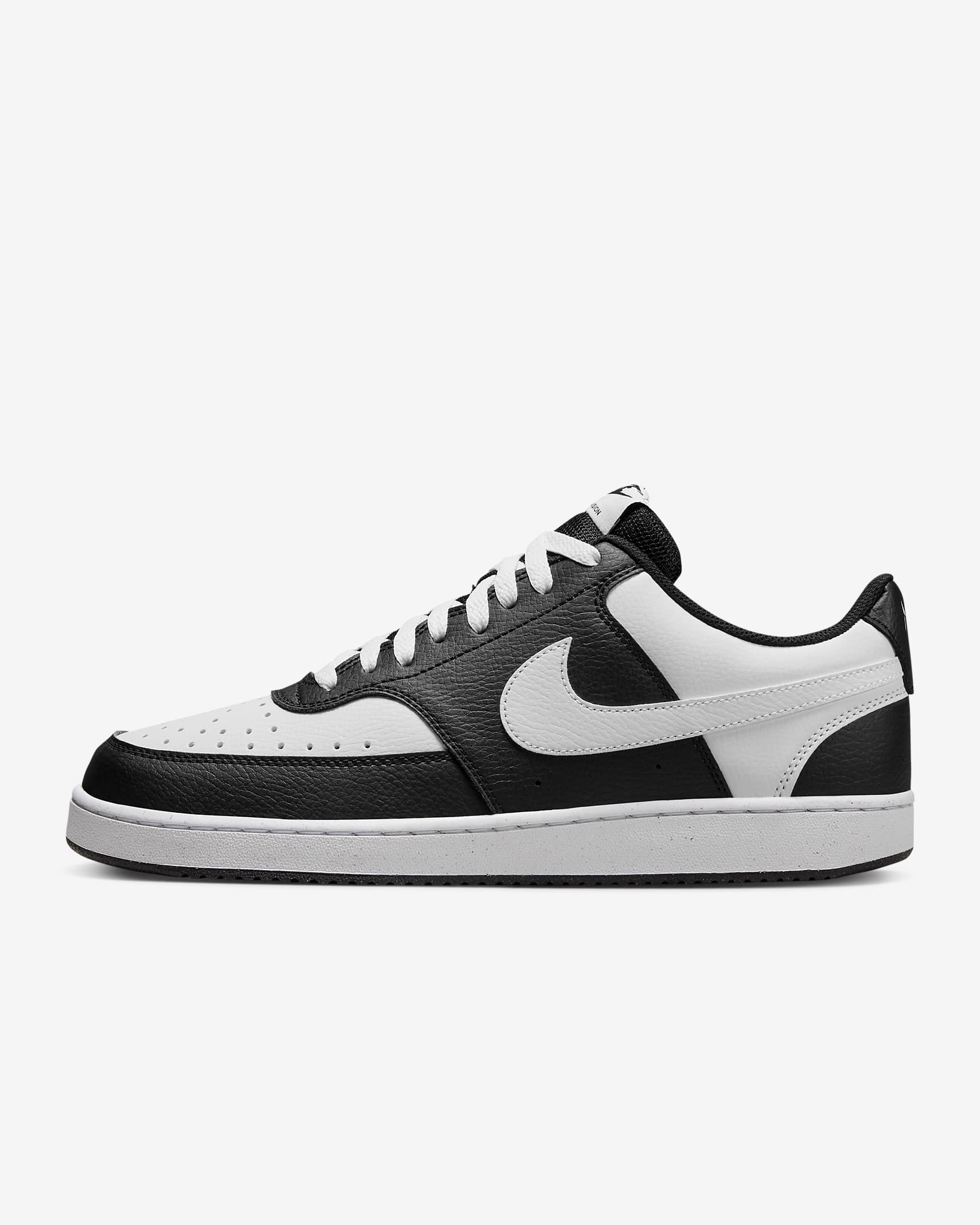 Nike Court Vision Low Herrenschuh – Schwarz/Weiß