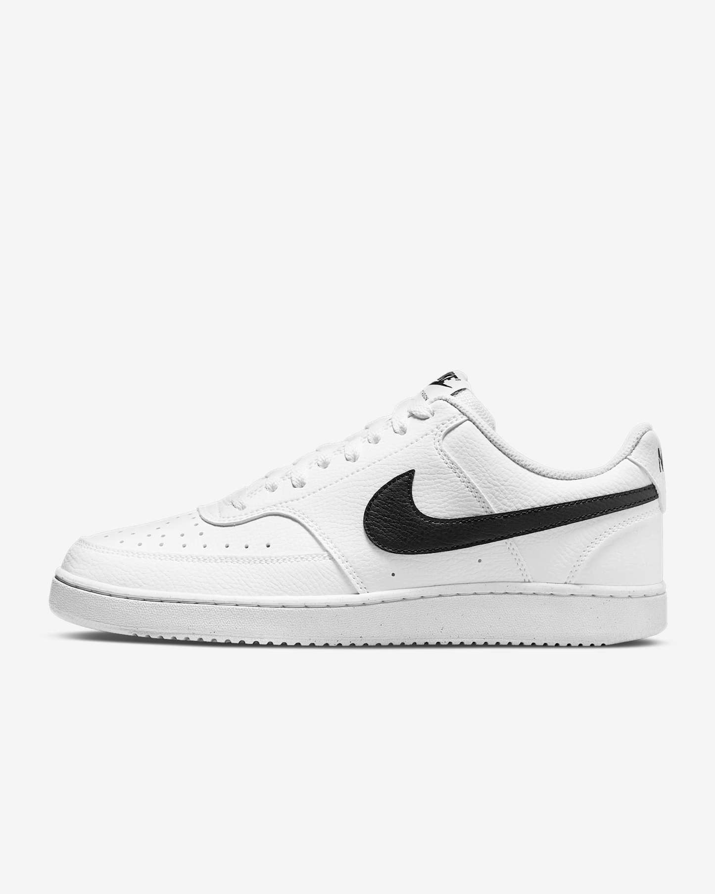 Nike Court Vision Low Next Nature Herrenschuh – Weiß/Weiß/Schwarz