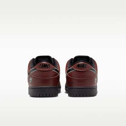 Nike SB Dunk Low Pro Skateboardschuh – Dark Pony/Silber/Weiß/Schwarz