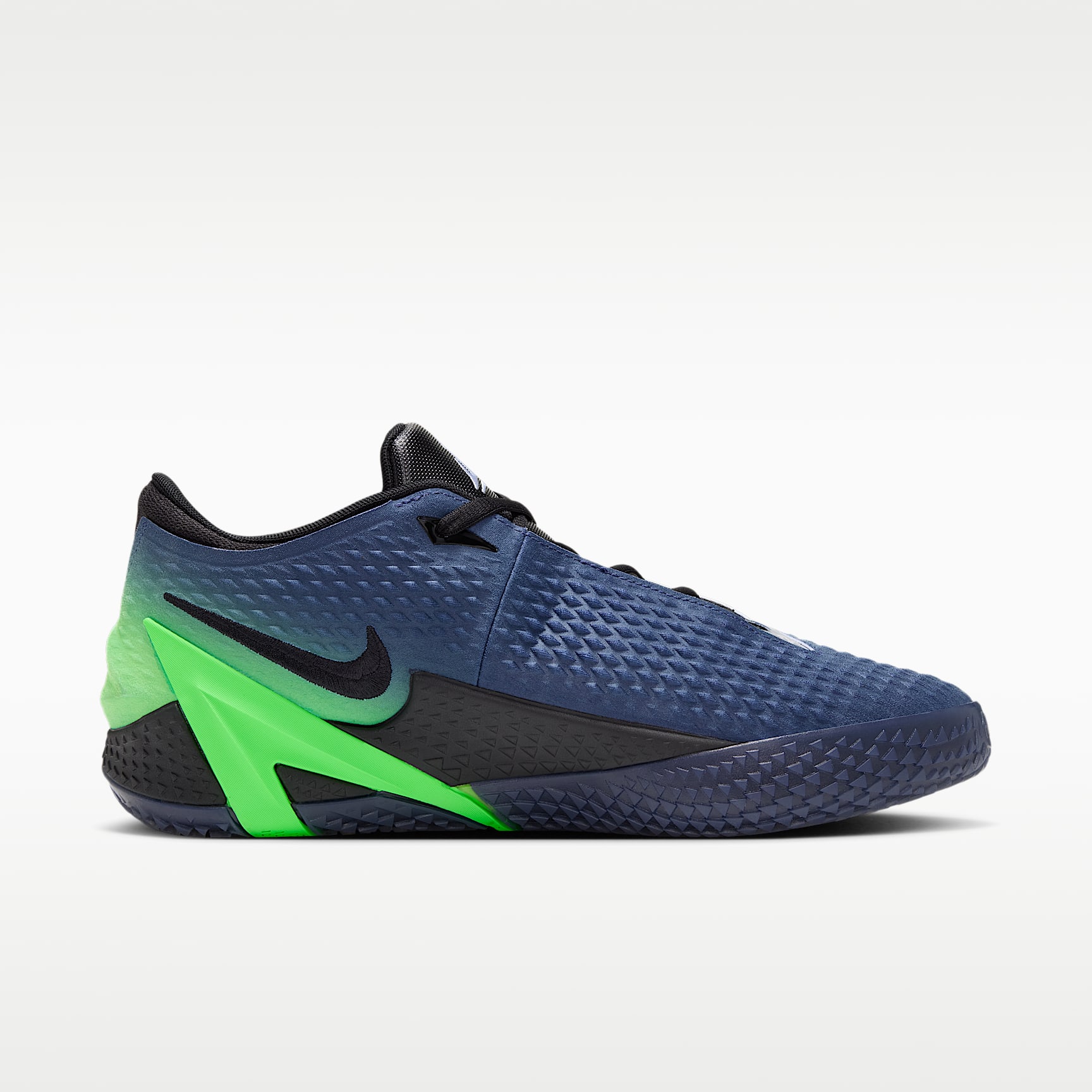 JA 4 "Nightmare" Basketballschuhe – Obsidian/Schwarz/Voltage Green/Multi-Color