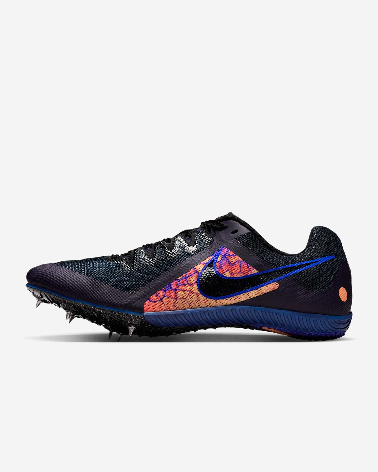 Nike Zoom Rival Multi Glam Mehrkampf-Leichtathletik-Spikes – Dark Obsidian/Orange Pulse/Indigo Burst/Schwarz
