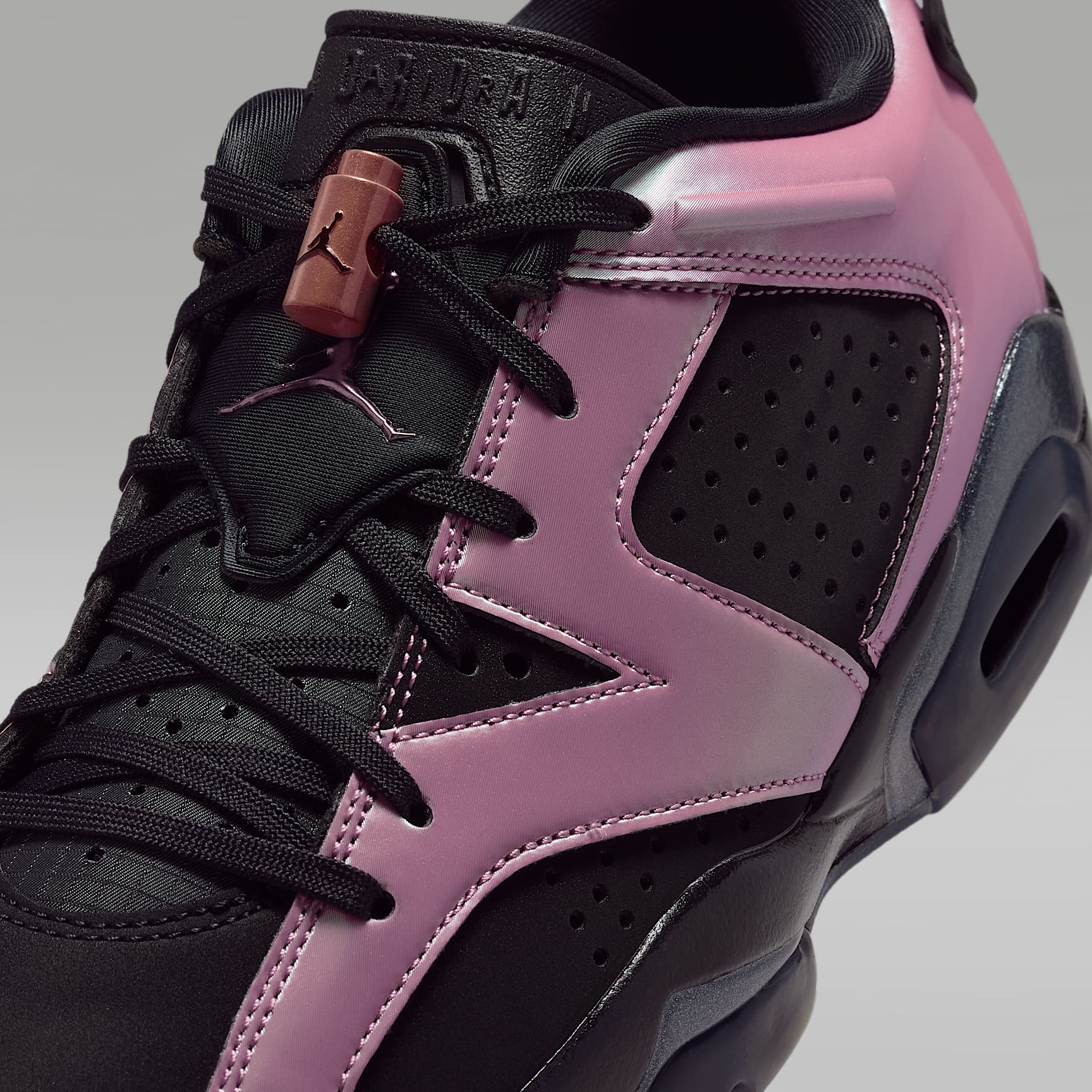 Air Jordan 6 Retro Low "Metamorphosis" Schuh (Damen) – Schwarz/Desert Berry/Schwarz