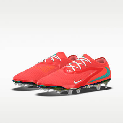 Nike Phantom 6 Low Elite By You personalisierbarer Fußballschuh für normalen Rasen – Racer Blue/Racer Blue/Multi-Color [9057535023]