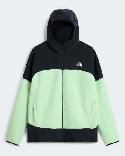 NSE Mask Fleecejacke für Herren – Calcified Lime-Anthracite Grey