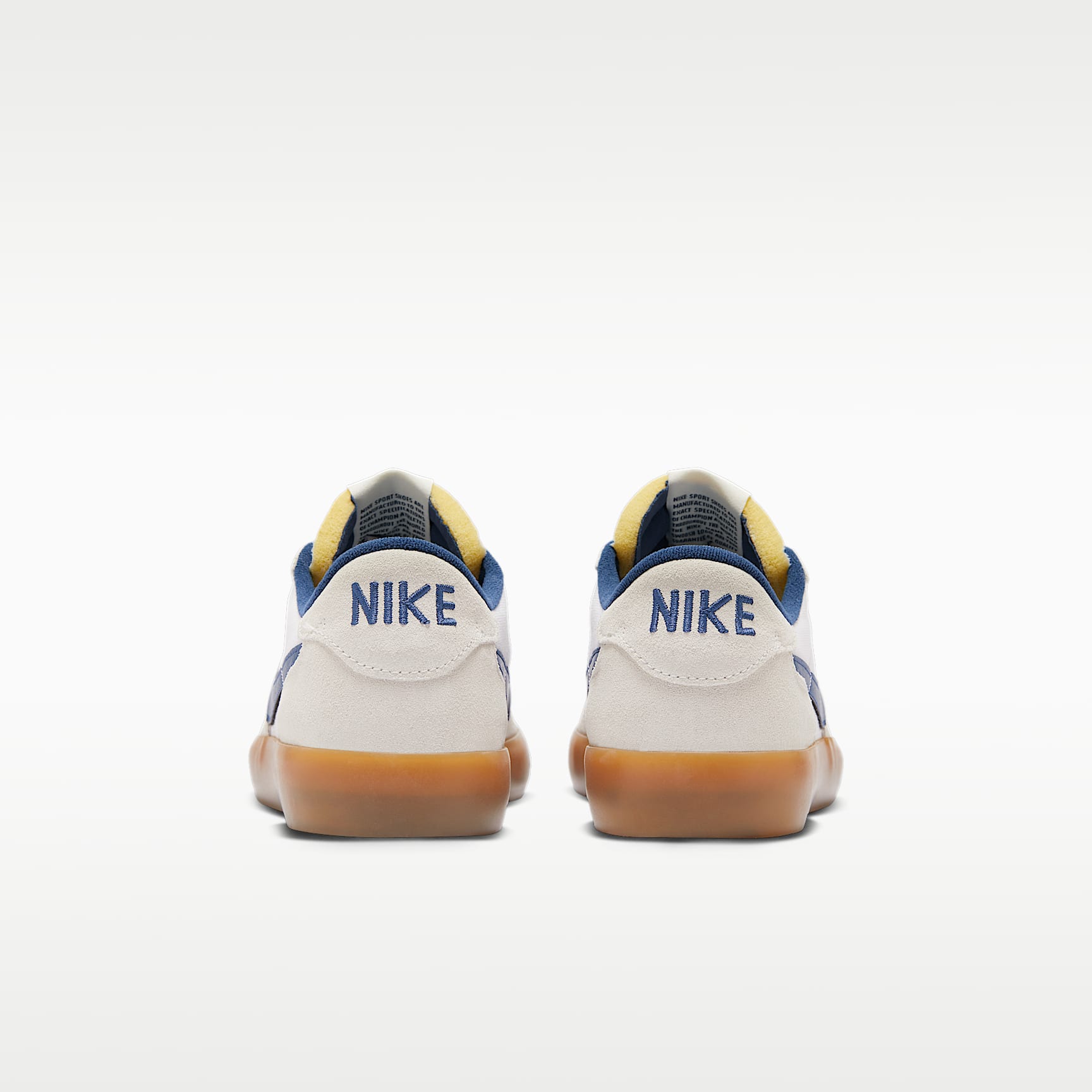 Nike SB Heritage Vulc Skateboardschuh – Summit White/Weiß/Gum Light Brown/Marineblau