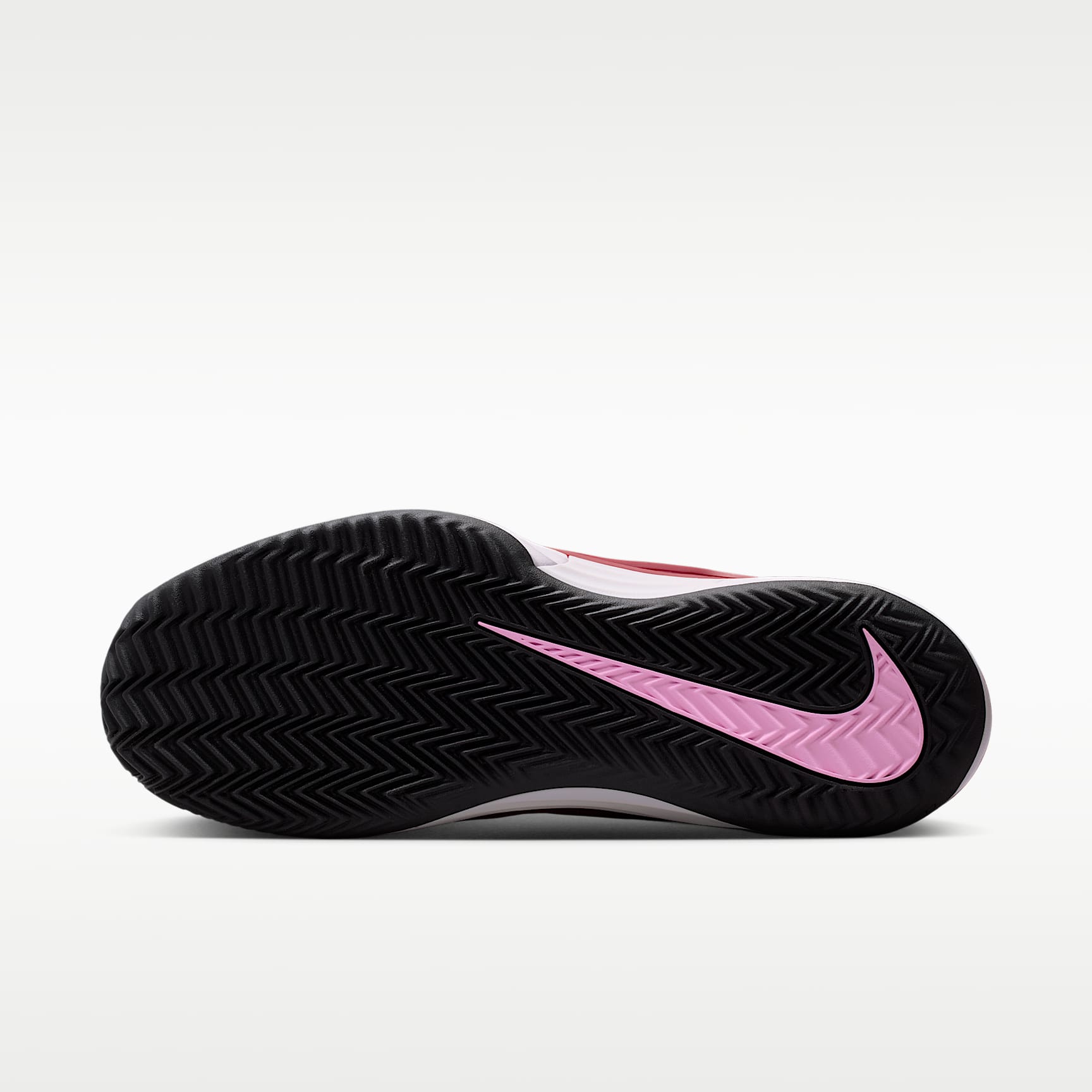 Nike Vapor 12 Tennisschuh für Clay Courts (Damen) – Pink Smoke/Vast Grey/Schwarz/Weiß