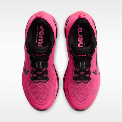 Nike Vomero Plus Straßenlaufschuh (Damen) – Schwarz/Hyper Pink/Fuchsia Blast/Schwarz