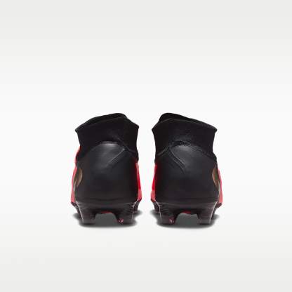 Nike Phantom 6 High Pro Fußballschuh für normalen Rasen – Bright Crimson/Schwarz/Blur