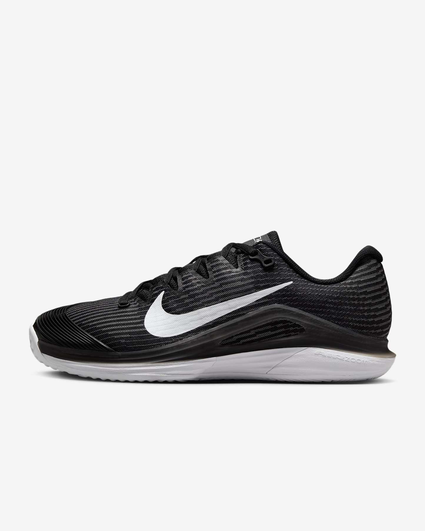 Nike Vapor 12 Tennisschuh für Clay Courts (Damen) – Schwarz/Dark Smoke Grey/Weiß