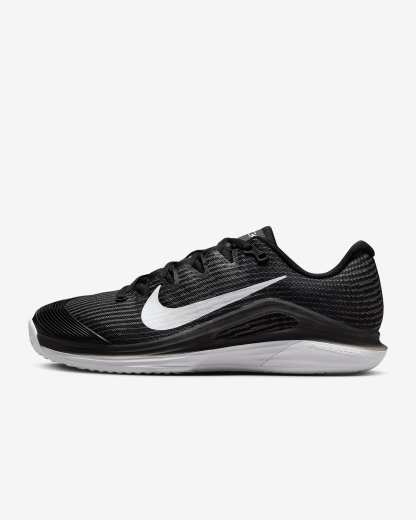 Nike Vapor 12 Tennisschuh für Clay Courts (Damen) – Schwarz/Dark Smoke Grey/Weiß
