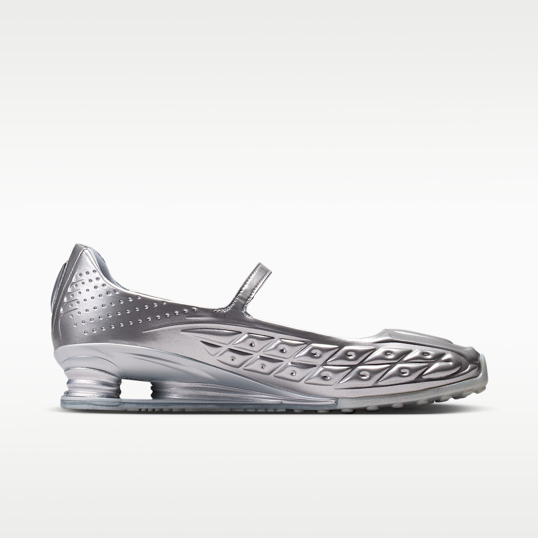 Nike Shox Z Calistra Schuh (Damen) – Metallic Silver/Flat Silver/Metallic Silver