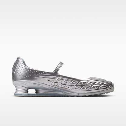 Nike Shox Z Calistra Schuh (Damen) – Metallic Silver/Flat Silver/Metallic Silver