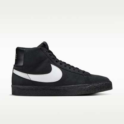 Nike SB Zoom Blazer Mid Skateboardschuh – Schwarz/Schwarz/Schwarz/Weiß