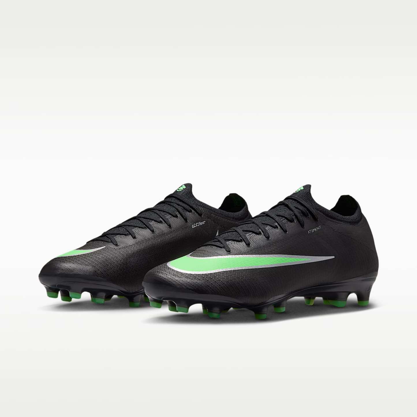 Nike Mercurial Vapor 17 Elite Low-Top-Fußballschuh für Kunstrasen – Schwarz/Schwarz/Illusion Green